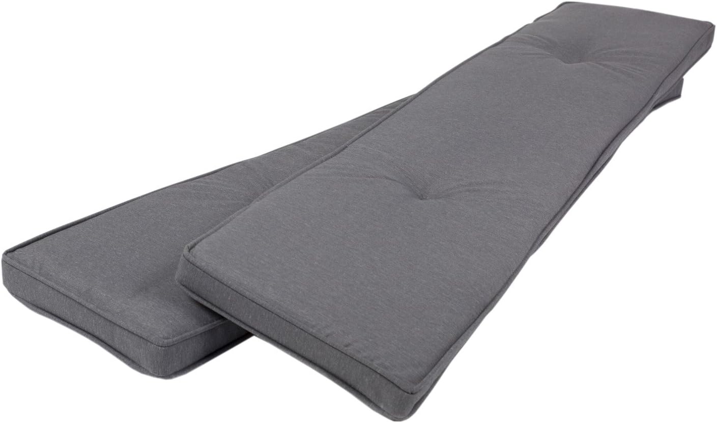 MaximaVida set of 2 cushions for picnic table Antro 180 x 27,5 x 5 cm - water-repellent