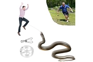 LeeJ Snake Prank with String Clip - Clip on Snake Prank, Prank Snake, Snake on a String Prank That Chase People, DIY Golf Snake Prank with String and Clip, Halloween Prop Snake Pranks for Adults Gag