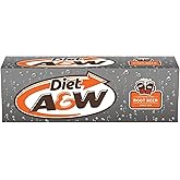 A & W Diet Root Beer, 355mL Cans, Pack of 12