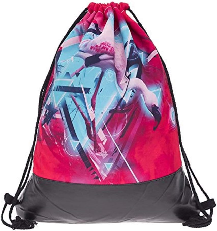 Creativee Teenager Drawstring Backpack ，Full printing Gym Bag for man woman, Fashion School Shoulder Rucksack, Leather bottom Folding Bag for Travel or Sport Storage