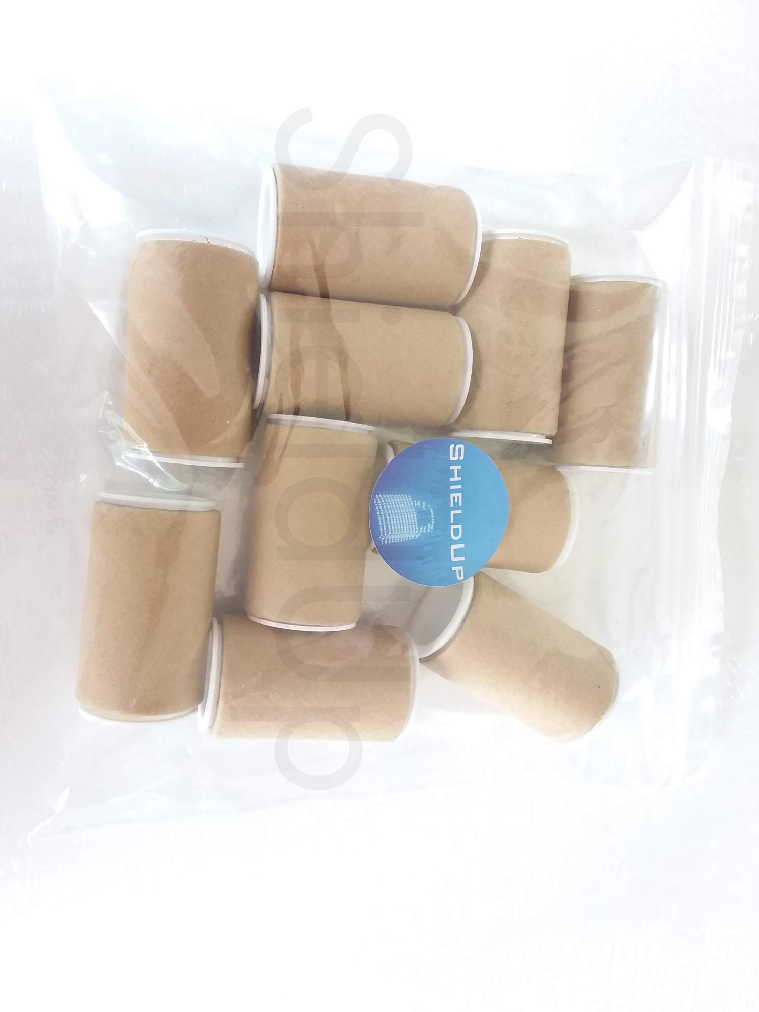 ShieldUp 10 x strong cardboard tubes | 25mm diameter by 50mm long