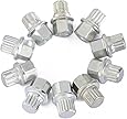 Lug Nuts, Autotool Tech 6704 Wheel Lock Key Anti Theft Wheel Lock Kit for Cars Wheel Tire 10PCS
