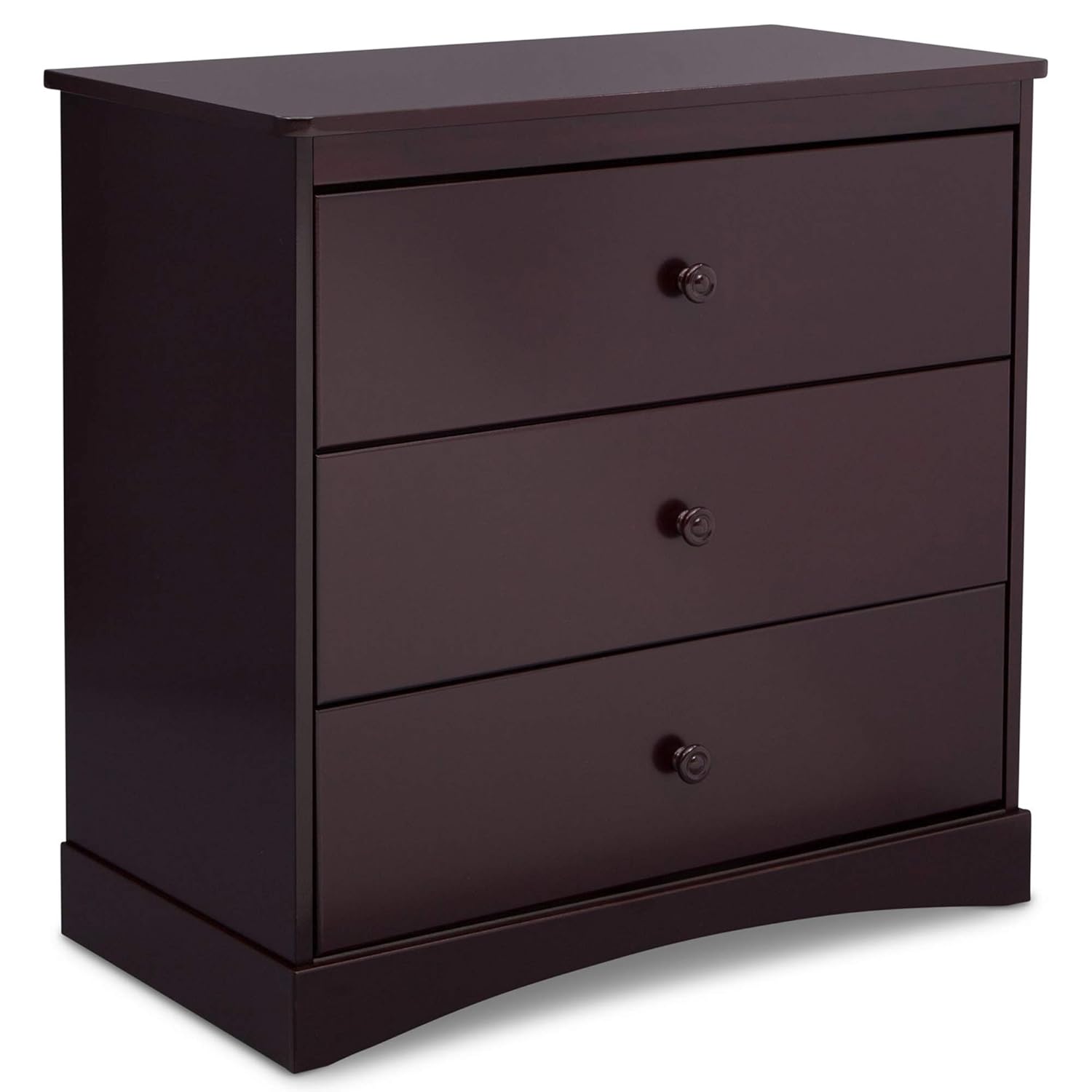 Delta Children Sutton 3 Drawer Dresser with Changing Top, Espresso Java : Baby
