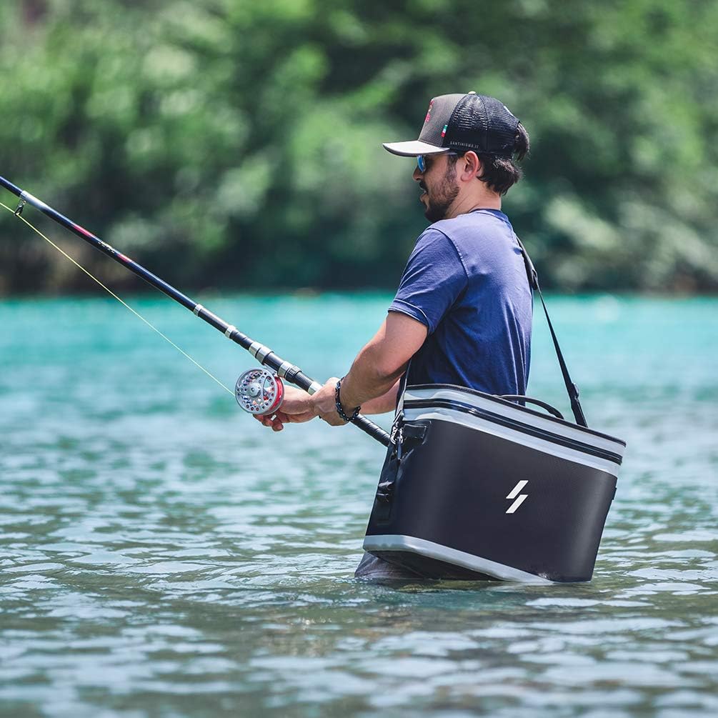 ROCK BROS Soft Cooler Bag Insulated Waterproof 30 CAN Large Cooler Bag Leak Proof Beach Bag with Cooler for Camping Picnic Fishing Boating Golf : Sports & Outdoors