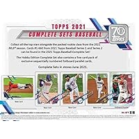 2021 Topps Baseball Factory Sealed Complete Retail Box (660 Cards 5 Rookie Variations)