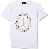 Karl Lagerfeld Womens Short Sleeve Soft Everyday Logo T-Shirt