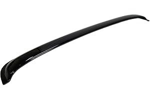 TUNINGPROS Sunroof Wind Deflector Car Sunroof Cover Compatible with 2008-2013 Toyota Highlander | Waterproof Moonroof Auto Window Deflectors Visor Thickness 1.4mm 980mm 38.5" | Dark Smoke | Set of 1