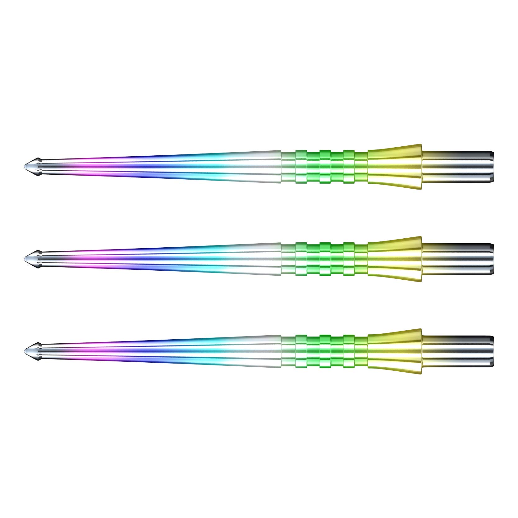 RED DRAGON Raptor GT Rainbow Ringed Specialist Dart Points - 1 Set Per Pack