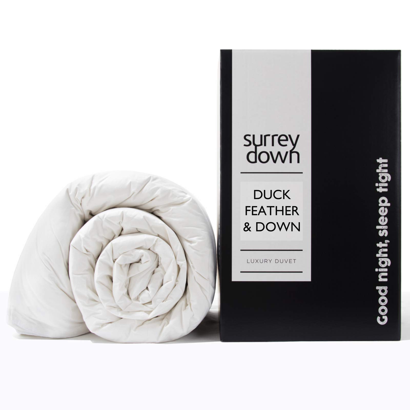 Surrey Down Home White Duck Feather And Down Duvet/Quilt, 13.5 Tog - King Size