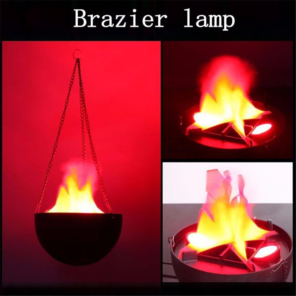 MA87 NEW 1 PC Flame Light LED Flame Fire Light Effect Simulated Nature Brazier Lamp (B)