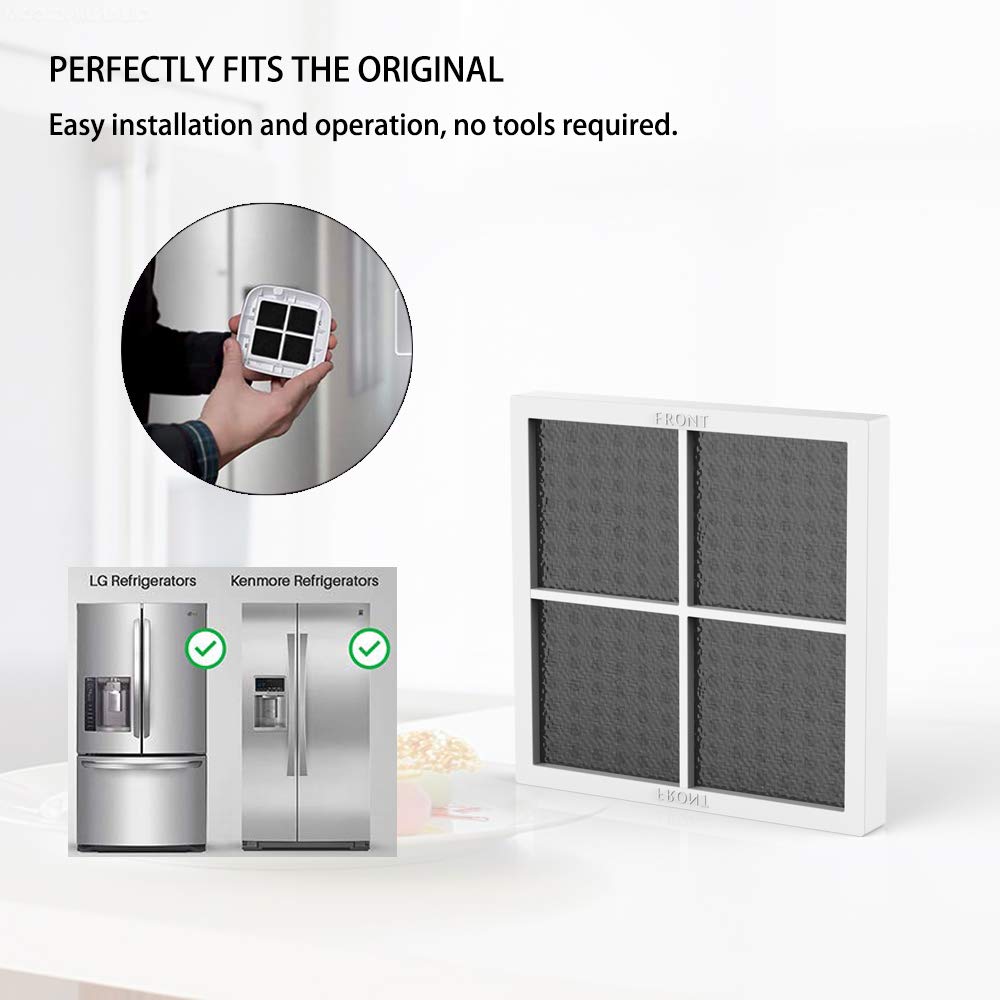 (3 Pack) Refrigerator Air Filter Replacement for LG LFXS26973S