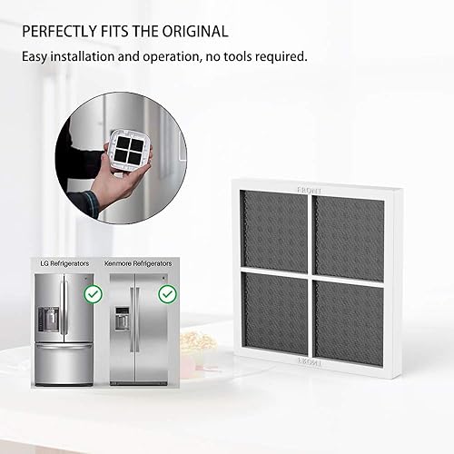 Refrigerator Air Filter Replacement for LG LFXS26596S (3 Pack) eBay