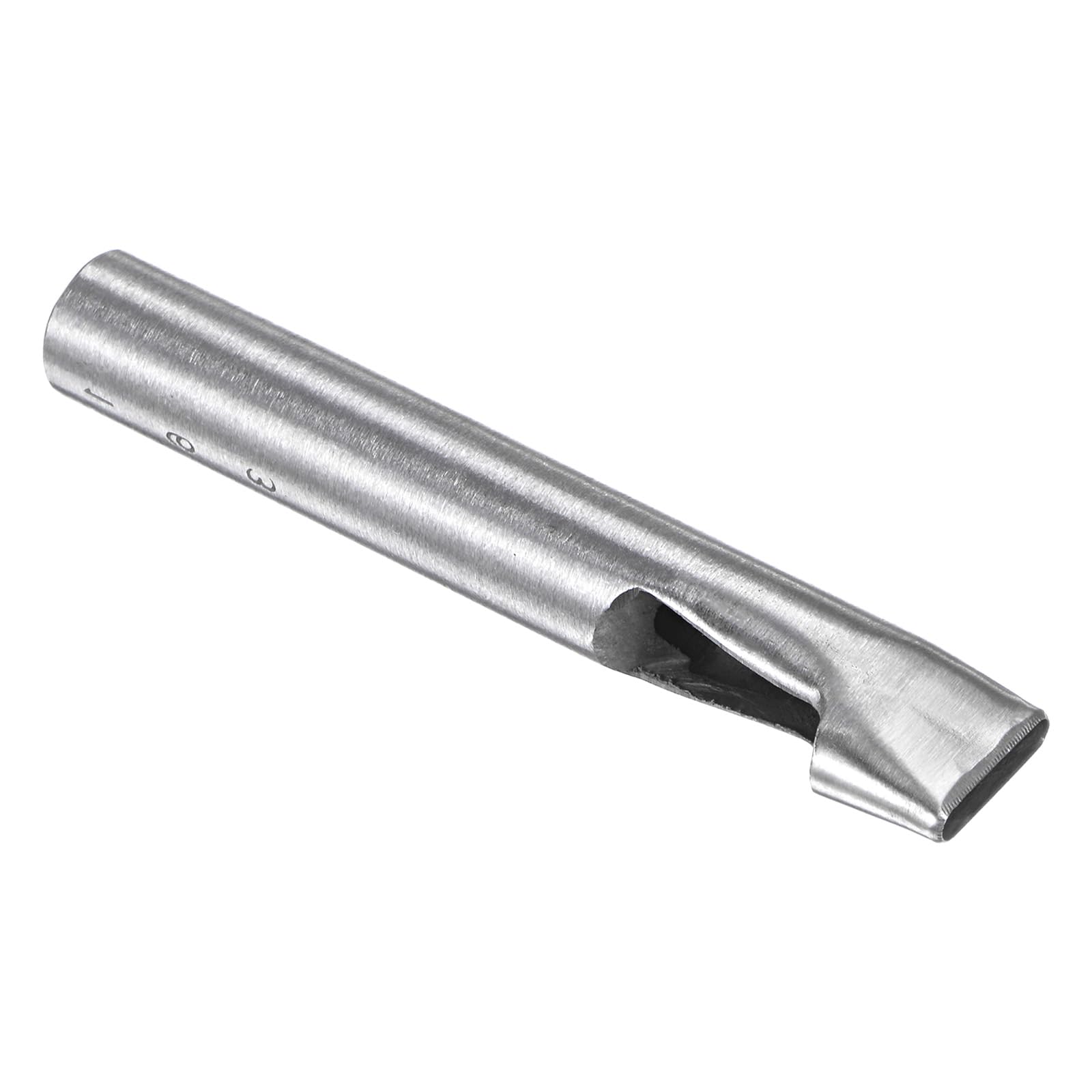 Kozelo Oval Leather Hole Punch - [3 x 16mm] 45# Steel Flat Punch Cutter Tool Hollow Punching for Belt Leather Craft Clothes Use, 105mm / 4.1" Long