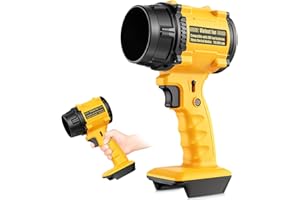 Rozlchar Electric Cordless Leaf Blower Compatible for DeWALT 20V Batteries(No Battery), Variable Speed Handheld Turbo Blower 