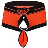iEFiEL Men's Buckled Pouch Built-in C-Ring Trunks