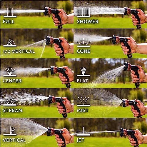 2024 Pocket Hose Copper Bullet With Thumb Spray Nozzle ASSEENONTV