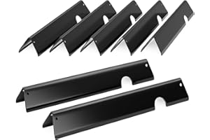 Rushare 17 Inch Flavorizer Bars for Weber GS4 Genesis II E-410, E-415, E-435, Genesis II LX E-440 Series Gas Grills, for Weber Genesis II Parts, Porcelain-enameled, 66033