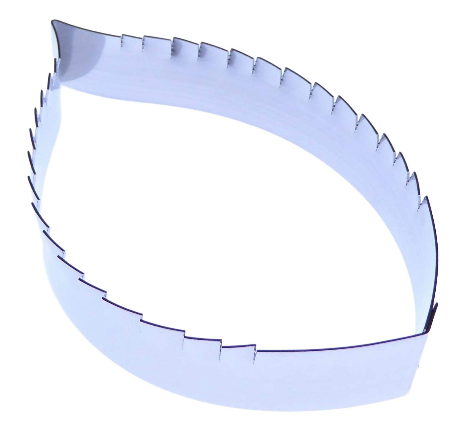 Rose Leaf Stainless Steel Sugarcraft Cutter (Extra Large 78mm)