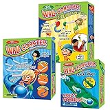 The Super Wall Coaster Set: Includes Super Starter Kit, Extreme Stunt Kit, and Crazy Stairs Add-On Pack