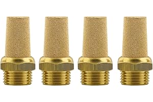 4 x 1/8 bsp Diff Breather Filters Bronze