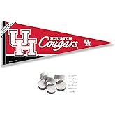 College Flags & Banners Co. Houston Team University Cougars Pennant Flag and Wall Tack Mount Pads