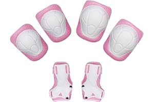 SISIGAD Kids Protective Gear Set for Kids 3-14 Years Toddler Knee Pads and Elbow Pads,3 in 1 Protective Gloves with Wrist Guards for Skateboard Skating Bike Scooter Hoverboard Cycling Sports