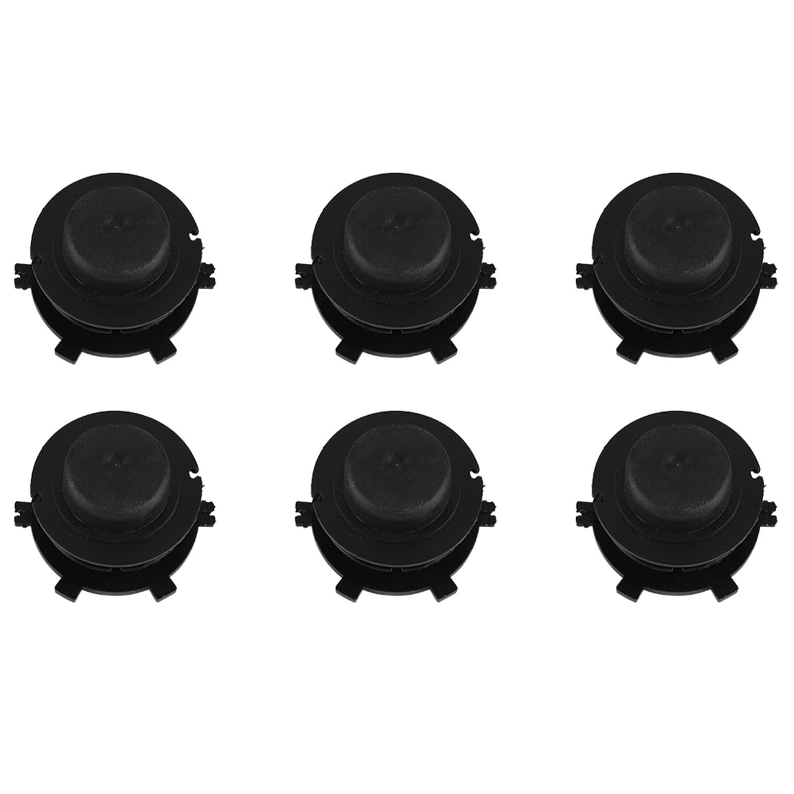 6Pcs String Trimmer Bump Head Replacement Spool Cover for RYOBI 25-2 FS44 FS55 FS80 Grass Trimmer Accessories with Easy Bump Feed Cap