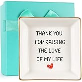 AREOK Best Gifts for Mother in Law Gifts from Daughter Son in Law - Mother of The Bride Groom Gift, Boyfriends Mom Future Best Mother in Law Gift for Wedding Birthday, Jewelry Tray