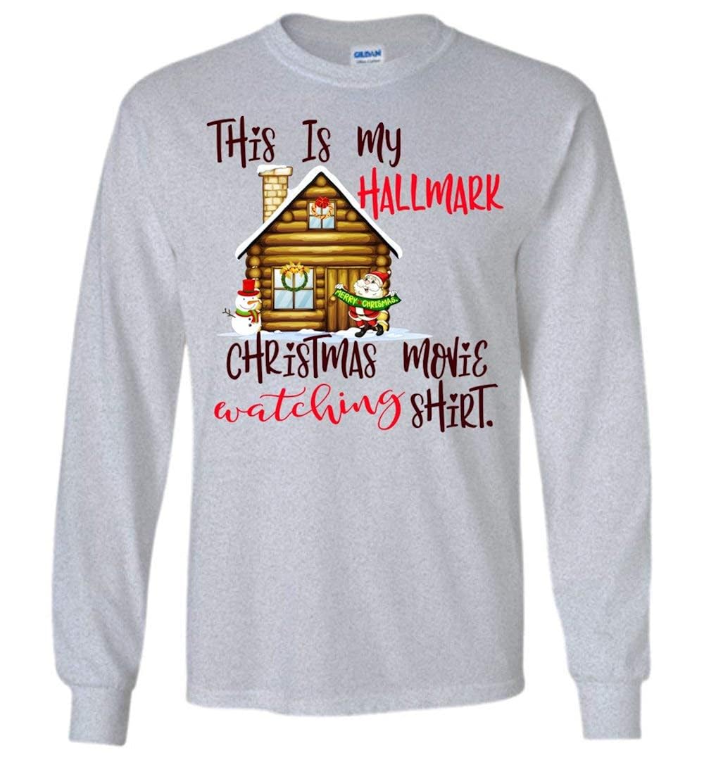This Is My Hallmark Christmas Movies Watching Shirt Funny Christmas