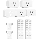 DEWENWILS Remote Control Outlet with All On/Off Button, Indoor Remote Outlet Switch for Christmas Tree Lights, Lamps, Fan, 2 