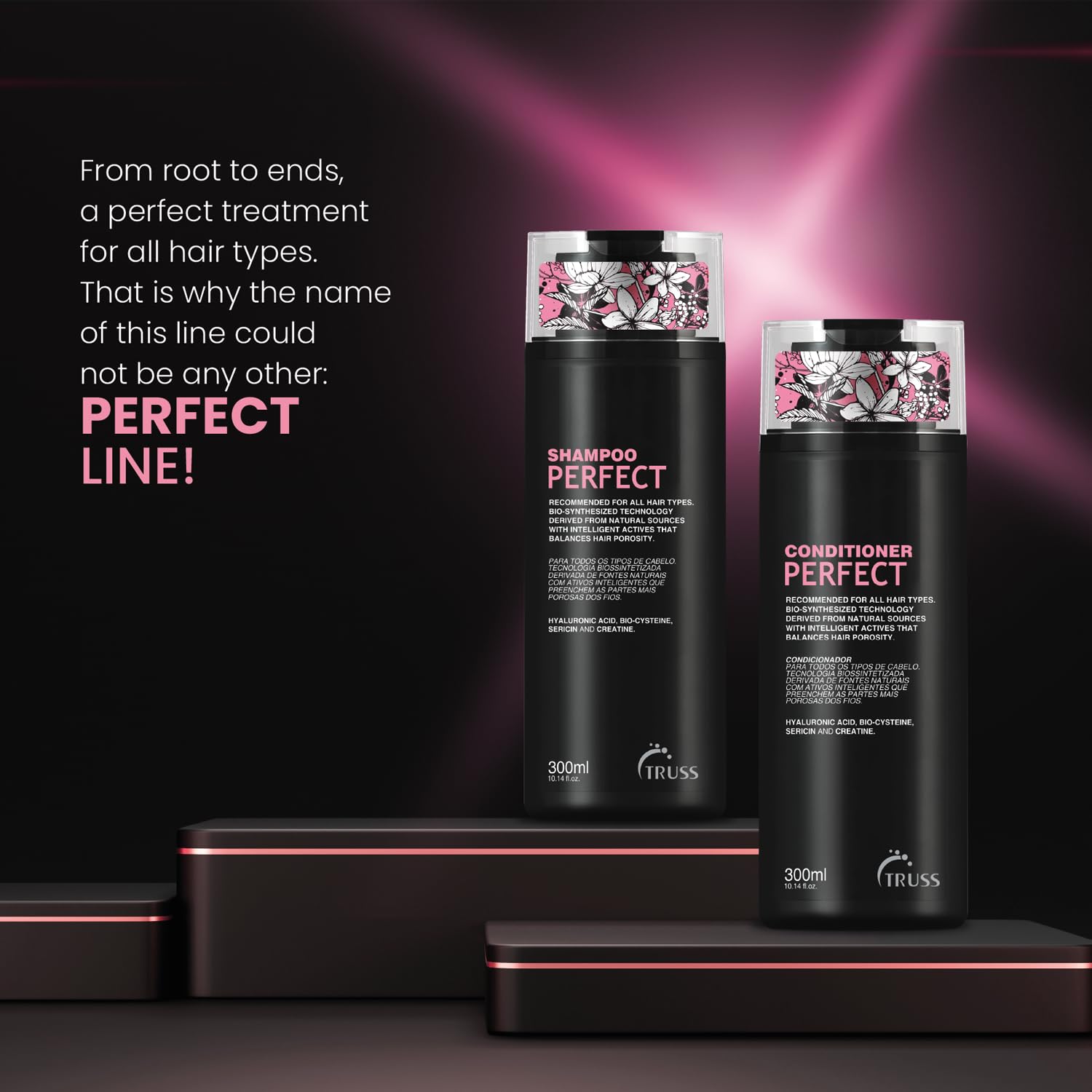 Truss Perfect Conditioner - Advanced Anti-aging Conditioning Formula for All Hair Types Including Colored, Damaged, Chemically Treated Hair - Promotes Strong, Healthy, Silky Hair