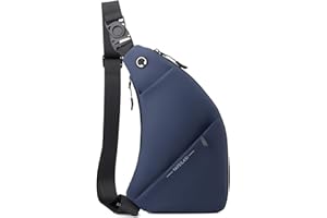 PEAKINGTECH Sling Bag Small Crossbody Backpack: Anti Theft Travel Bag Front Back