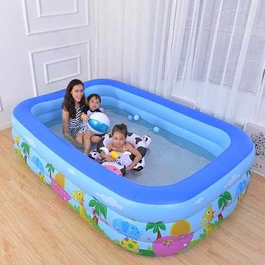 inflatable pool in shower
