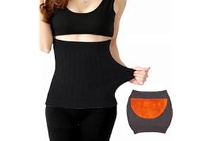 Heating Waist Belt Wrap,Belly Warming Support for Men and Women, Thickened Winter Belly Warming Belt, Thermal Cashmere Knit L