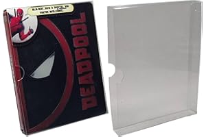 ALL STAR PROTECTOR Steelbook Slipcover Protector – Acid Free Clear Protective Sleeve (Open-Side Design) for Blu-ray | 4K | Co