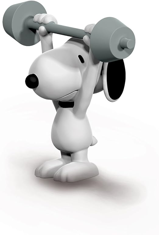 Amazon シュライヒ Peanuts スヌーピー 重量挙げ フィギュア 275 ロボット 子ども向けフィギュア ホビー