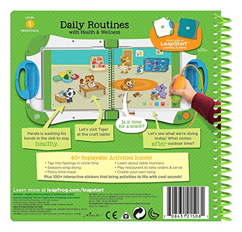 LeapFrog LeapStart Preschool Activity Book: Daily Routines and Health & Wellness