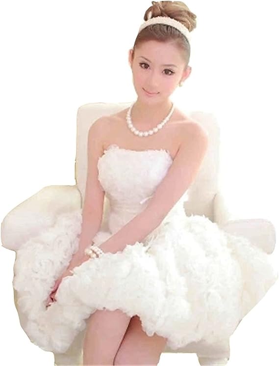 Amazon ドレス 二次会 花嫁 ウェディングドレス 格安 エンパイア ミニ ドレス 演奏会 結婚式 二次会 マーメイドドレス ドレス 二次会 花嫁 ワンピース チュニック 通販