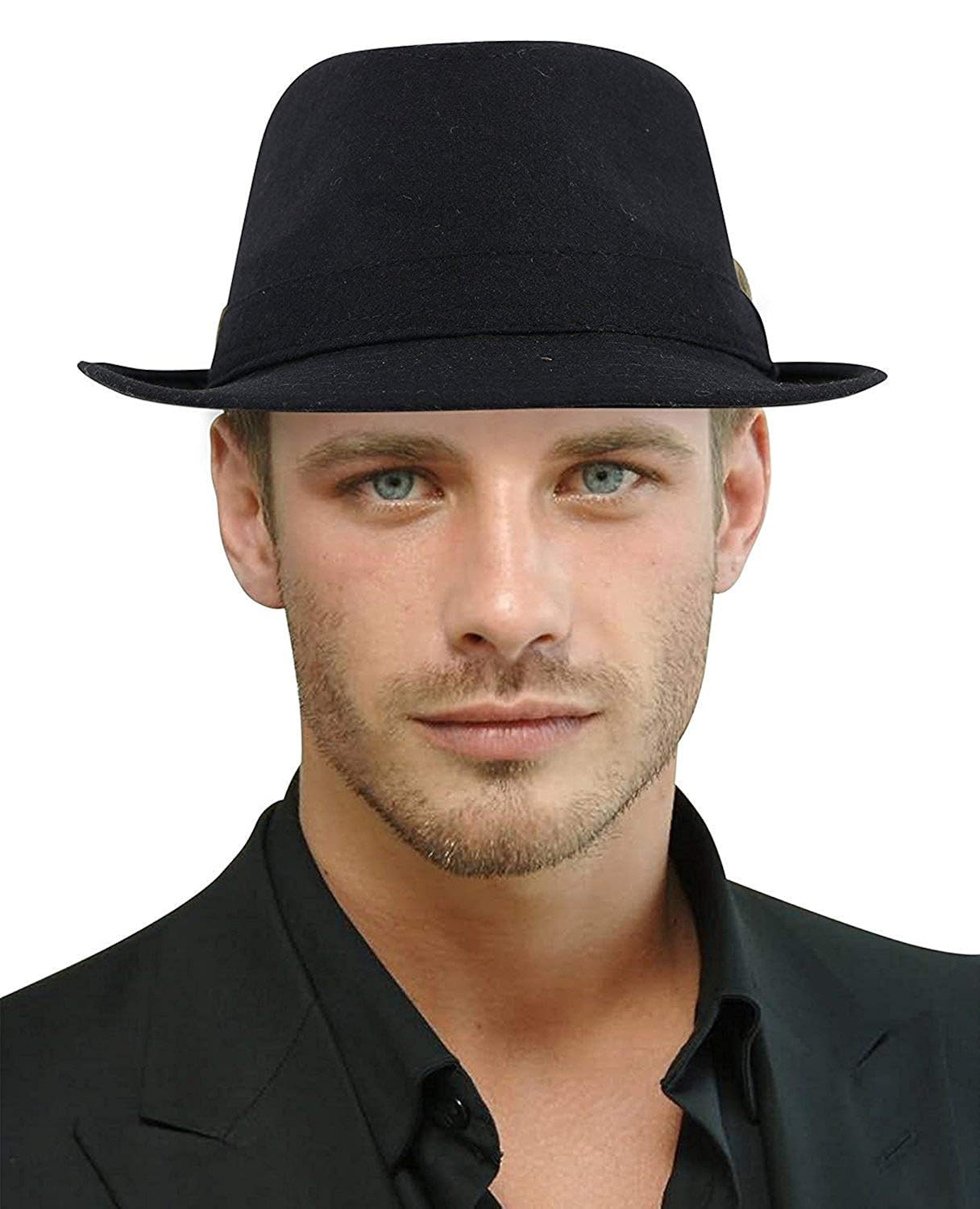 Prime Man Hat Tan Fedora Hat Fedora Hats for Men Stylish, 25 Grm