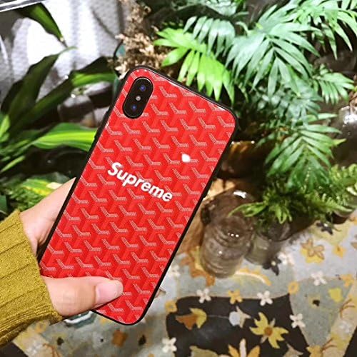 Yukmui Street Fashion X GO X GG Style case cover for iphone 7plus 8plus [5.5" screen] only (Red SupXGO)