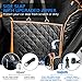 Lantoo Dog Seat Cover, Large Back Seat Pet Seat Cover Hammock for Cars, Trucks, SUVs with Nonslip Backing, Side Flaps, Waterproof, Soft