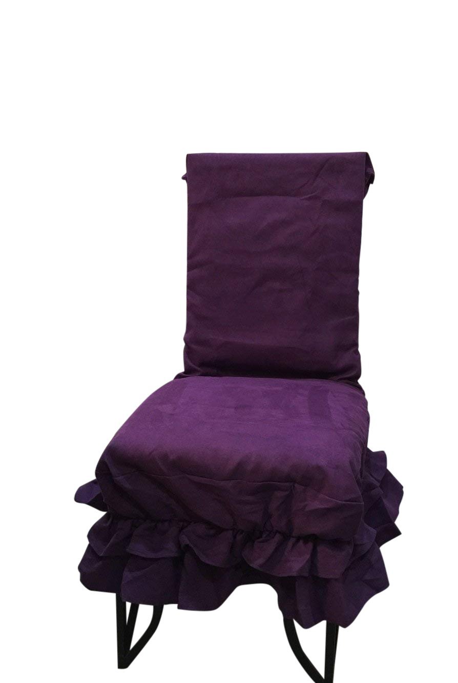 Best dining chair seat covers with ruffle