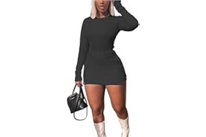 LuFeng Women's Sexy Fashion Reflective Striped long Sleeve 2 Piece Outfits Crop Top and Mini Bodycon Skirt Set