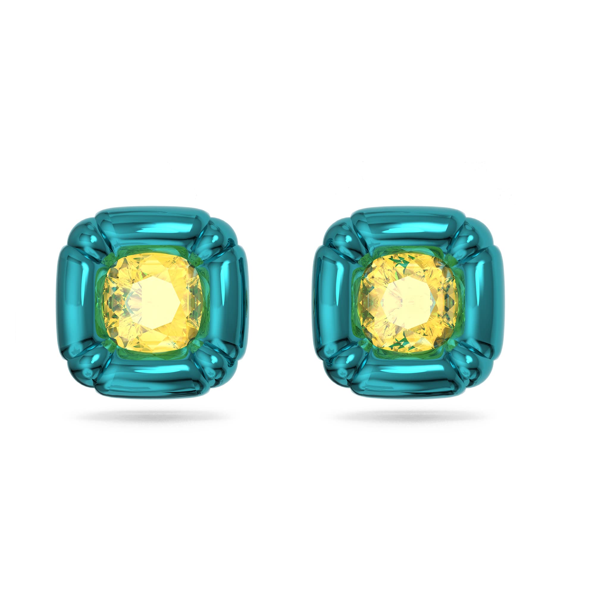 Swarovski Dulcis stud earrings, Blue — image 1
