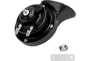 Augeny 300DB Super Loud Car Horn, 12V Waterproof Car Air Electric Snail Horn, Universal Accessories for Car, Motorcycle, Truc