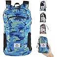 4Monster Hiking Daypack,Water Resistant Lightweight Packable Backpack for Travel Camping Outdoor