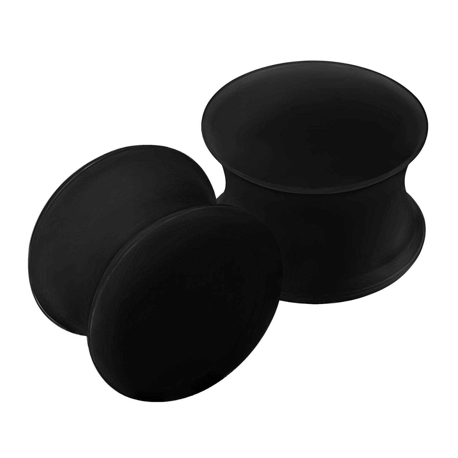 BanaVega Black Silicone Ear Stretcher, Silicone, N/A