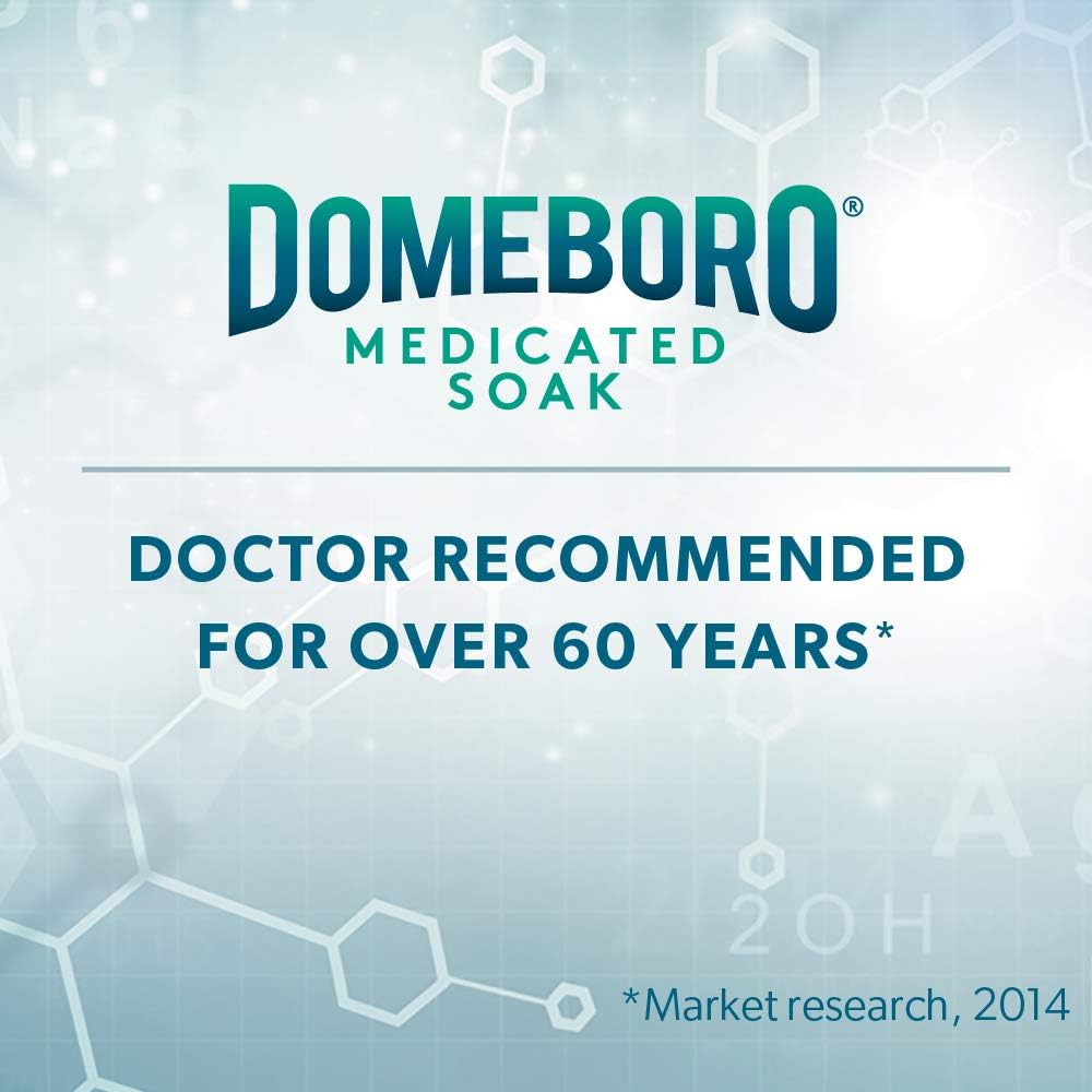Domeboro Medicated Soak Rash Relief (Burow’s Solution), 12 Powder Packets (Pack of 2): Health & Personal Care