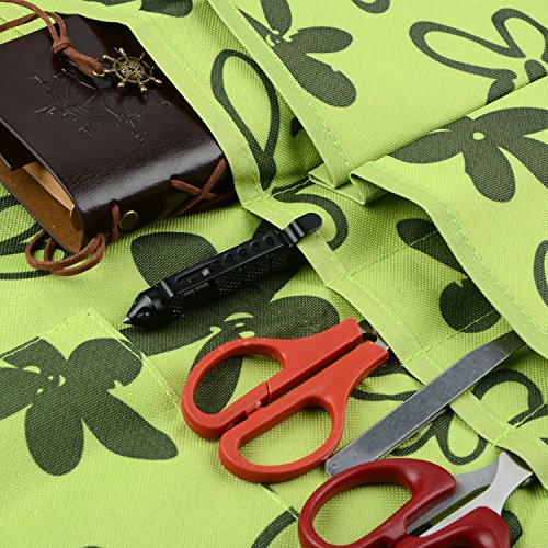 image for RTWAY Work Apron 600D Oxford Shop Apron with Multiple Pockets to Organ