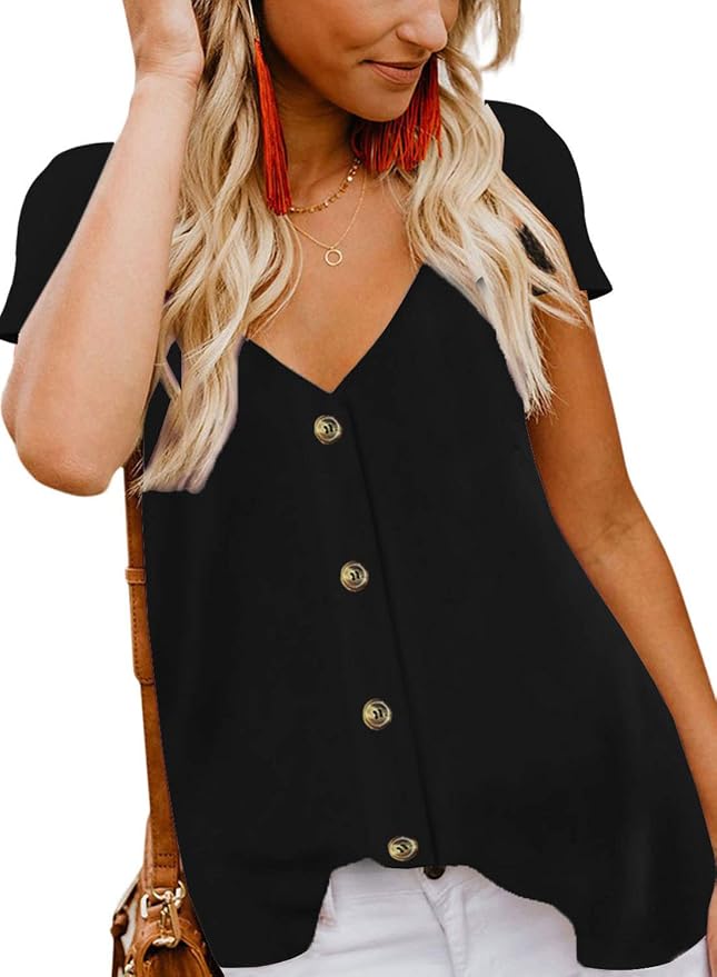 ladies short sleeve check shirts